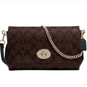 Coach Mini Ruby Crossbody in Signature Coated Canvas